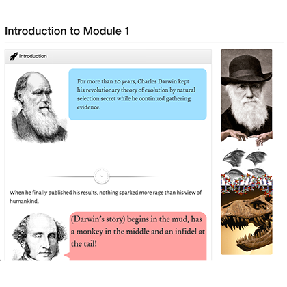 Module Introduction interactive webpage