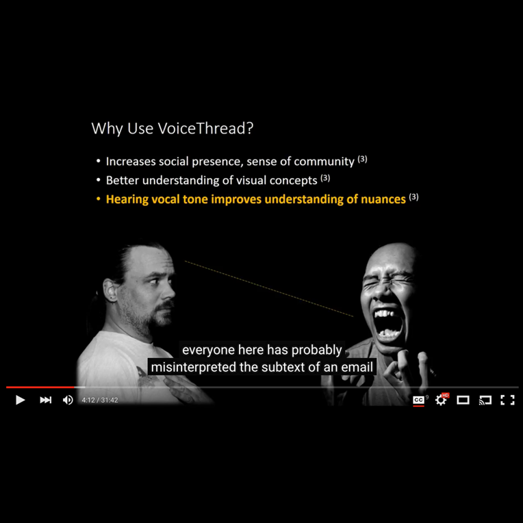 VoiceThread via LearningStudio Workshop video